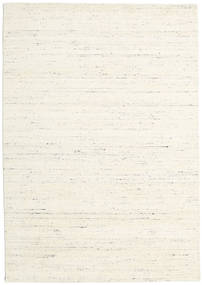 Mazic 160X230 Cream White/Natural White Plain (Single Colored) Wool Rug