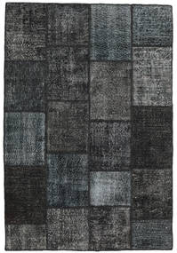 157X232 Patchwork Teppich Moderner Dunkelgrau/Grau (Wolle, Türkei) Carpetvista