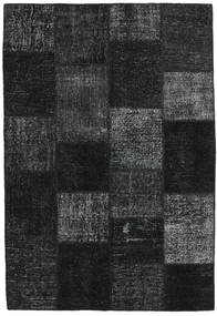 158X232 Patchwork Rug Modern Dark Grey/Grey (Wool, Turkey) Carpetvista