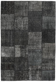  Patchwork Rug 159X231 Wool Dark Grey/Grey Small 