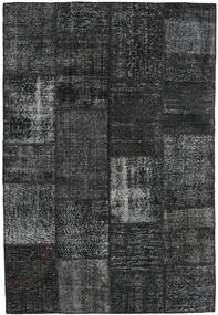 159X233 Patchwork Rug Modern Dark Grey/Grey (Wool, Turkey) Carpetvista