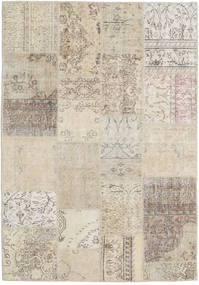 絨毯 パッチワーク 138X200 ベージュ/ライトグレー (ウール, トルコ)