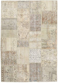 絨毯 パッチワーク 140X201 ベージュ/ライトグレー (ウール, トルコ)
