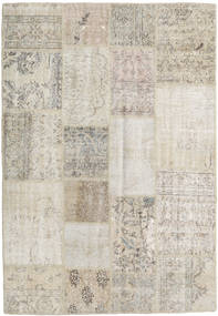  Patchwork Rug 138X201 Wool Beige/Orange Small Carpetvista