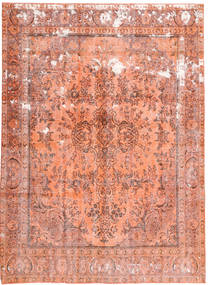 絨毯 カラード ヴィンテージ 235X330 オレンジ/茶色 (ウール, ペルシャ/イラン)