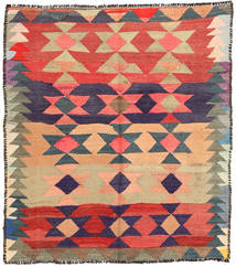 133X145 絨毯 キリム ファーシュ オリエンタル 正方形 (ウール, ペルシャ/イラン) Carpetvista