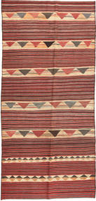 140X320 絨毯 オリエンタル キリム ファーシュ 廊下 カーペット レッド/ベージュ (ウール, ペルシャ/イラン) Carpetvista