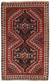  Shiraz Rug 78X126 Persian Wool Brown/Red Small Carpetvista