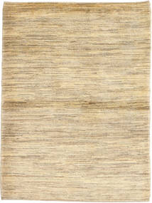 110X145 Gabbeh Persisch Teppich Moderner Beige/Orange (Wolle, Persien/Iran) Carpetvista
