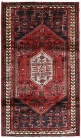  Orientalisk Hamadan Matta 109X190 Mörkröd/Röd Ull, Persien/Iran Carpetvista