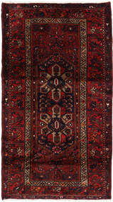 Hamadan Rug 108X192 Persian Wool Dark Red/Red Small Carpetvista