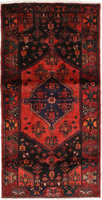 107X210 Hamadan Matot Matto Itämainen Tummanpunainen/Punainen (Villa, Persia/Iran) Carpetvista