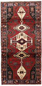 98X205 Alfombra Hamadan Oriental Rojo/Rojo Oscuro (Lana, Persia/Irán) Carpetvista