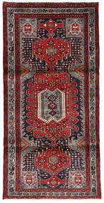 97X197 Tapete Oriental Hamadã Vermelho Escuro/Vermelho (Lã, Pérsia/Irão) Carpetvista