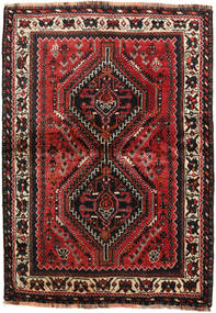  Perzsa Shiraz Szőnyeg 111X157 Barna/Piros Carpetvista