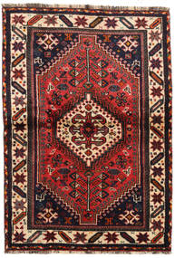  106X155 Medallion Small Shiraz Rug Wool, Carpetvista