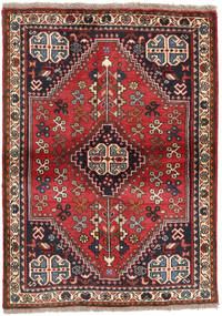  98X140 Medallion Small Shiraz Rug Wool, Carpetvista