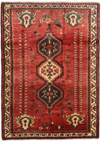  Orientalisk Shiraz Matta 124X169 Ull, Persien/Iran Carpetvista