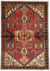 Dywan Afszar/Sirjan 107X150 Brunatny/Czerwony (Wełna, Persja/Iran)