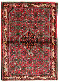  Hamadan Χαλι 108X148 Περσικό Μαλλινο Κόκκινα/Καφέ Μικρό Carpetvista
