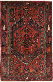  124X192 Medallion Small Hamadan Rug Wool, Carpetvista