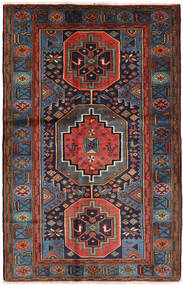  Orientalischer Hamadan Teppich 134X207 Wolle, Persien/Iran Carpetvista