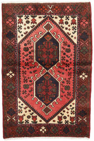  Persischer Hamadan Teppich 97X144 Rot/Braun Carpetvista
