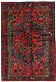 Χαλι Ανατολής Hamadan 131X203 Σκούρο Κόκκινο/Κόκκινα (Μαλλί, Περσικά/Ιρανικά)