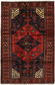131X200 Alfombra Oriental Hamadan Marrón/Rojo (Lana, Persia/Irán) Carpetvista