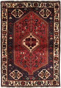  102X146 Medallion Small Shiraz Rug Wool, Carpetvista