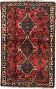  100X158 Medalhão Pequeno Shiraz Tapete Lã, Carpetvista