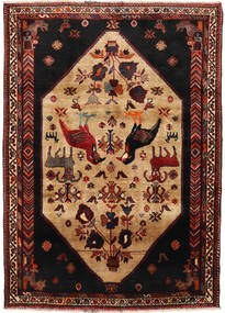  Orientalischer Ghashghai Teppich 118X167 Wolle, Persien/Iran Carpetvista