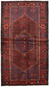 Tappeto Orientale Hamadan 127X228 Rosso Scuro/Rosso (Lana, Persia/Iran)