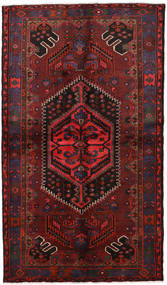  Hamadan Teppich 134X233 Persischer Wollteppich Dunkelrot/Rot Klein Carpetvista
