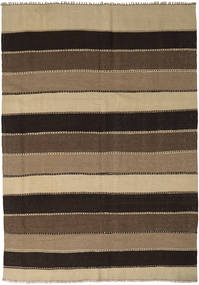  Oriental Kilim Rug 175X249 Brown/Orange Wool, Persia/Iran Carpetvista