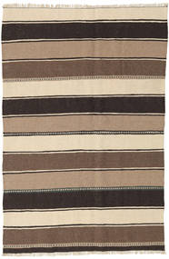127X194 Kelim Teppich Orientalischer Braun/Beige (Wolle, Persien/Iran) Carpetvista