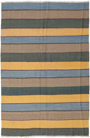 168X252 絨毯 オリエンタル キリム ベージュ/ダークグレー (ウール, ペルシャ/イラン) Carpetvista