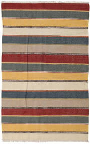  Persischer Kelim Teppich 120X192 Beige/Rot (Wolle, Persien/Iran)