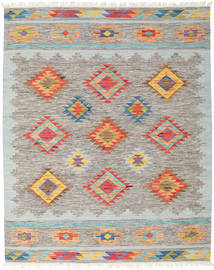 Spring Kelim Teppich - Mehrfarbig 240X300 Mehrfarbig Wolle, Indien