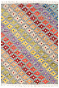 絨毯 Spring キリム - グレー/ベージュ 140X200 グレー/ベージュ (ウール, インド)