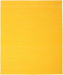  250X300 Einfarbig Groß Vista Teppich - Gelb Wolle