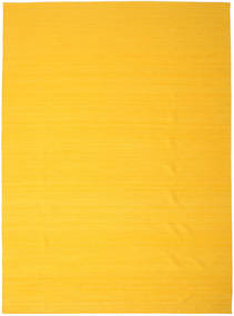  300X400 Einfarbig Groß Vista Teppich - Gelb Wolle