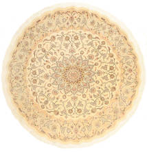  Orientalischer Täbriz 50 Raj Teppich Ø 200 Rund Wolle, Persien/Iran