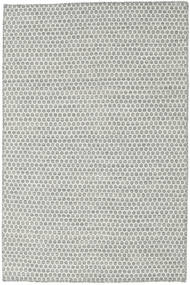 120X180 Kelim Honey Comb Teppich - Grau Moderner Grau (Wolle, Indien)