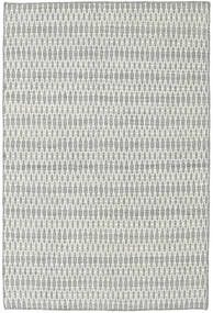 Kelim Long Stitch 120X180 Small Grey Plain (Single Colored) Wool Rug
