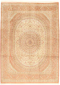  Orientalsk Ghom Silke Signature : Ahmadi Tæppe 200X270 Silke, Persien/Iran