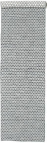 Kilim Honey Comb Rug - Dark Grey 80X340 Runner
 Dark Grey Wool, India