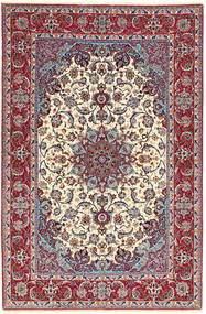 106X165 絨毯 オリエンタル イスファハン 絹の縦糸 (ウール, ペルシャ/イラン)