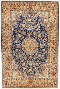  Isfahan Seidenkette 105X154 Persischer Wollteppich Klein