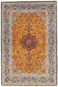 Alfombra Persa Isfahan Urdimbre De Seda 107X160 ( Persia/Irán)